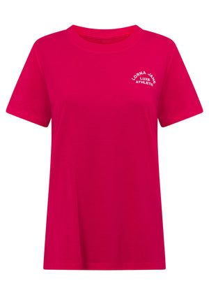 Lorna Jane Lotus T-Shirt - Vivid Pink