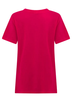 Lorna Jane Lotus T-Shirt - Vivid Pink
