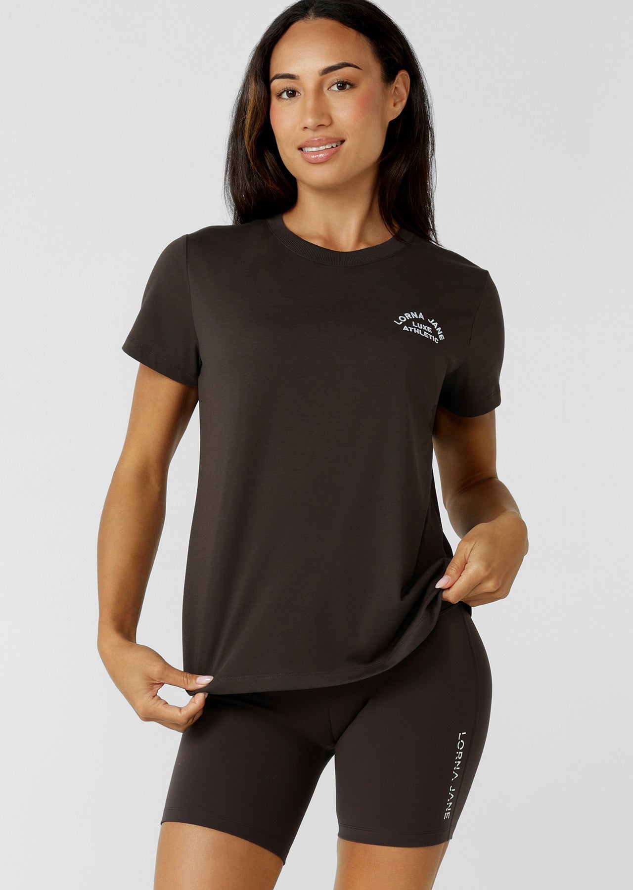 Lorna Jane Lotus T-Shirt - Volcano