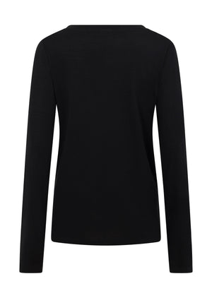 Lorna Jane Lotus Long Sleeve Top - Black