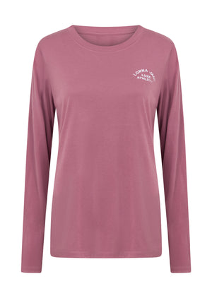 Lorna Jane Lotus Long Sleeve Top - Berry Icing
