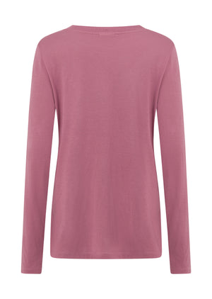 Lorna Jane Lotus Long Sleeve Top - Berry Icing