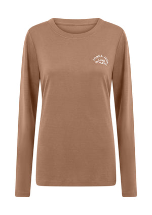Lorna Jane Lotus Long Sleeve Top - Cedar