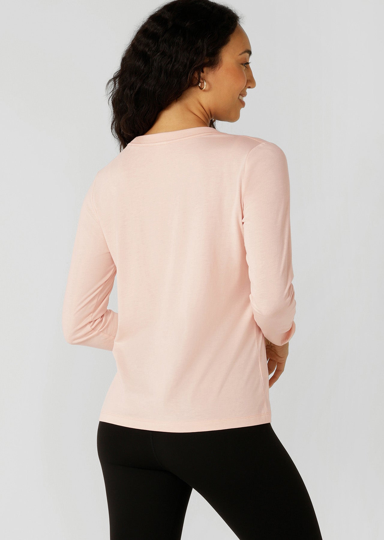 Lorna Jane Lotus Long Sleeve Top - Dream Pink