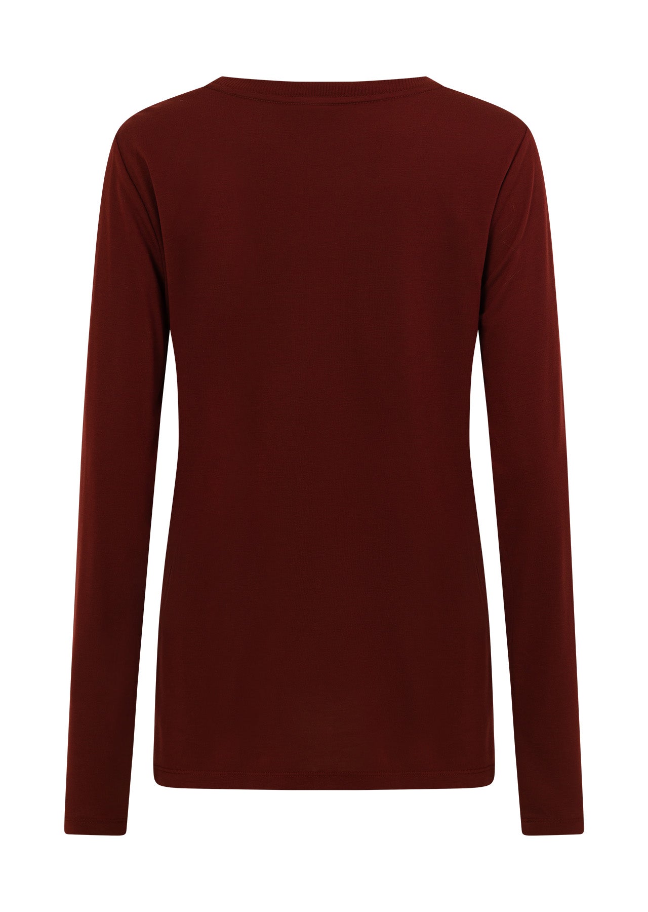 Lorna Jane Lotus Long Sleeve Top - Dark Ruby