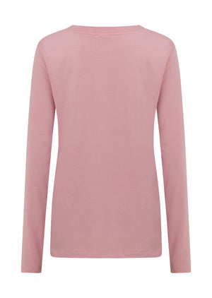 Lorna Jane Lotus Long Sleeve Top - Dusty Rose