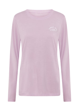 Lorna Jane Lotus Long Sleeve Top - Dusty Lilac