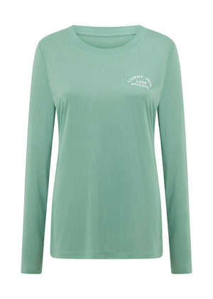 Lorna Jane Lotus Long Sleeve Top - Green Juice