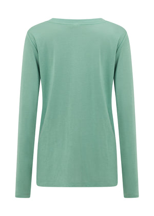 Lorna Jane Lotus Long Sleeve Top - Green Juice