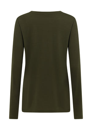 Lorna Jane Lotus Long Sleeve Top - Luxury Green