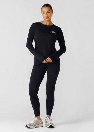 Lorna Jane Lotus Long Sleeve Top - Midnight Blue
