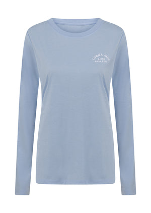 Lorna Jane Lotus Long Sleeve Top - Oxford Blue