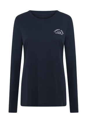 Lorna Jane Lotus Long Sleeve Top - Platinum Navy