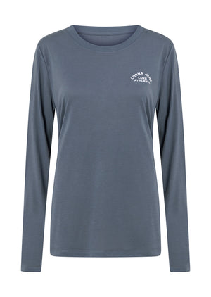 Lorna Jane Lotus Long Sleeve Top - Powder Grey