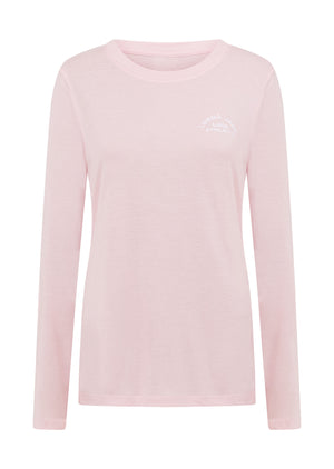 Lorna Jane Lotus Long Sleeve Top - Pale Peony
