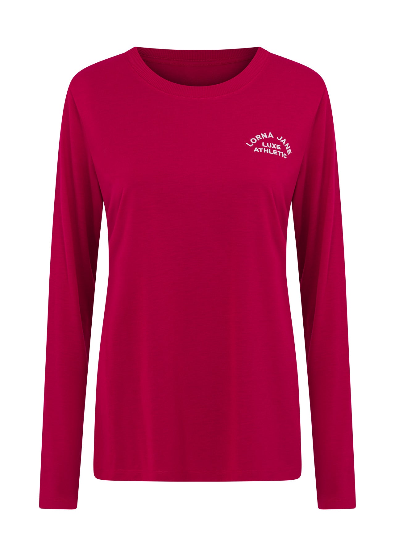 Lorna Jane Lotus Long Sleeve Top - Raspberry
