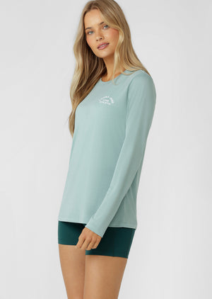 Lorna Jane Lotus Long Sleeve Top - Sea Mist