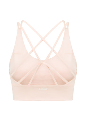 Lorna Jane Lotus Longline Sports Bra - Petal