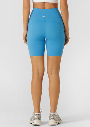 Lorna Jane Amy Phone Pocket Tech Bike Shorts - Capri Blue