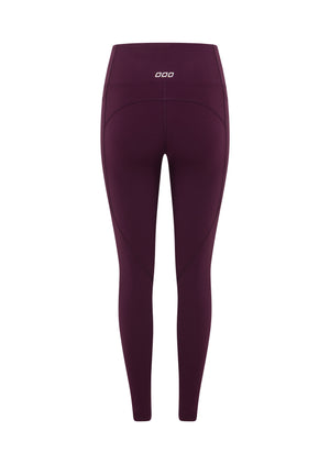 Lorna Jane Amy Phone Pocket Tech Ankle Biter Leggings - Dark Grape