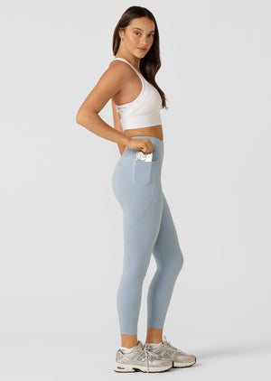 Lorna Jane Amy Phone Pocket Tech Ankle Biter Leggings - Glacier Blue