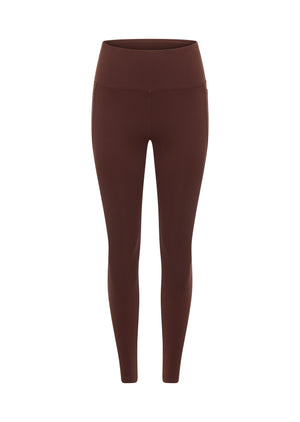 Lorna Jane Amy Phone Pocket Tech Ankle Biter Leggings - Truffle