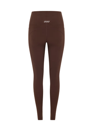 Lorna Jane Amy Phone Pocket Full Length Tech Leggings - Espresso