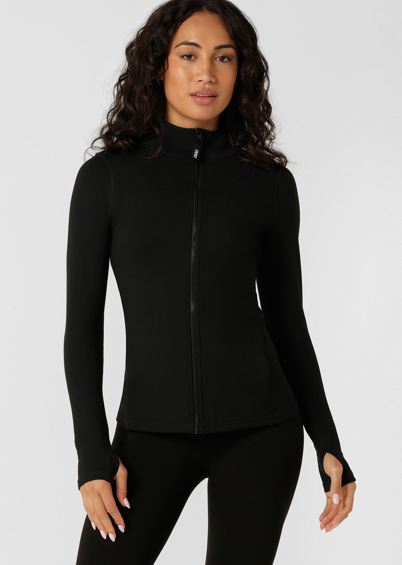 Lorna Jane Amy Thermal Active Zip Through Jacket - Black