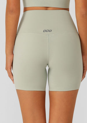 Lorna Jane Lotus No Chafe 16cm Bike Shorts - Iced Matcha
