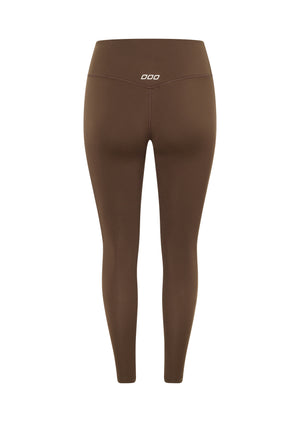 Lorna Jane Lotus No Chafe Ankle Biter Leggings - Chocolate
