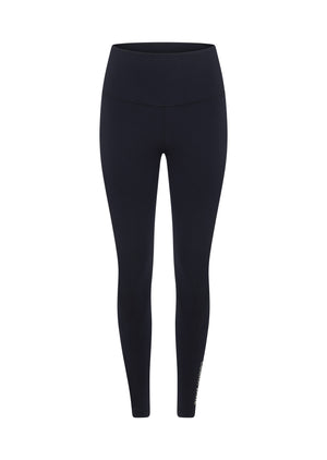 Lorna Jane Lotus No Chafe Ankle Biter Leggings - Midnight Blue