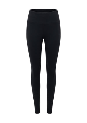 Lorna Jane Amy Thermal Phone Pocket Full Length Leggings - Black