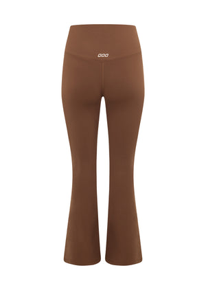 Lorna Jane Lotus Flared Leggings - Chocolate