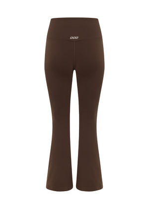 Lorna Jane Lotus Flared Leggings - Espresso