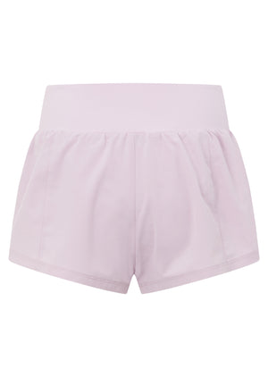 Lorna Jane Amy Stretch & Stride Pocket Run Shorts - Pale Orchid Lilac