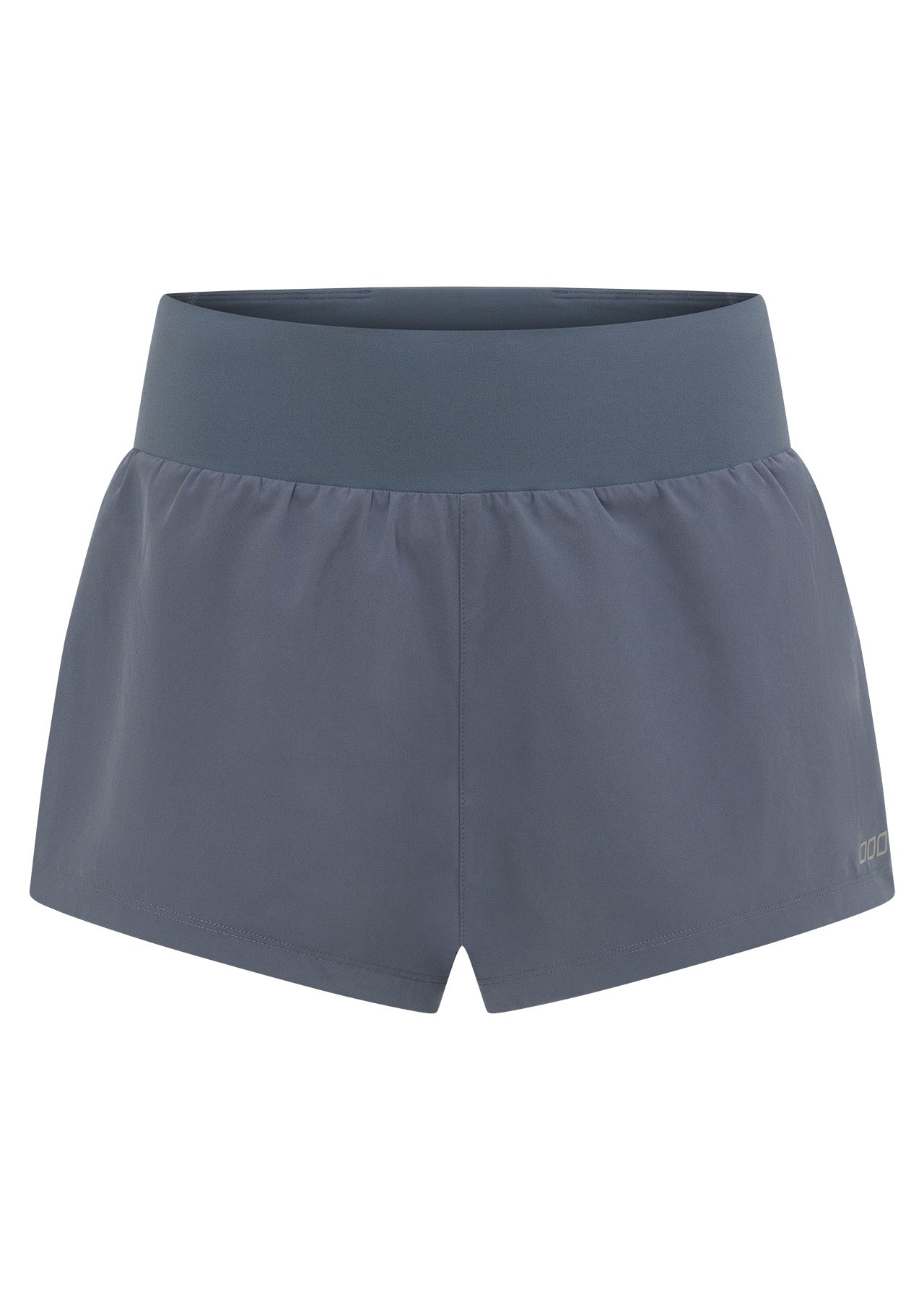 Lorna Jane Amy Stretch & Stride Pocket Run Shorts - Powder Grey