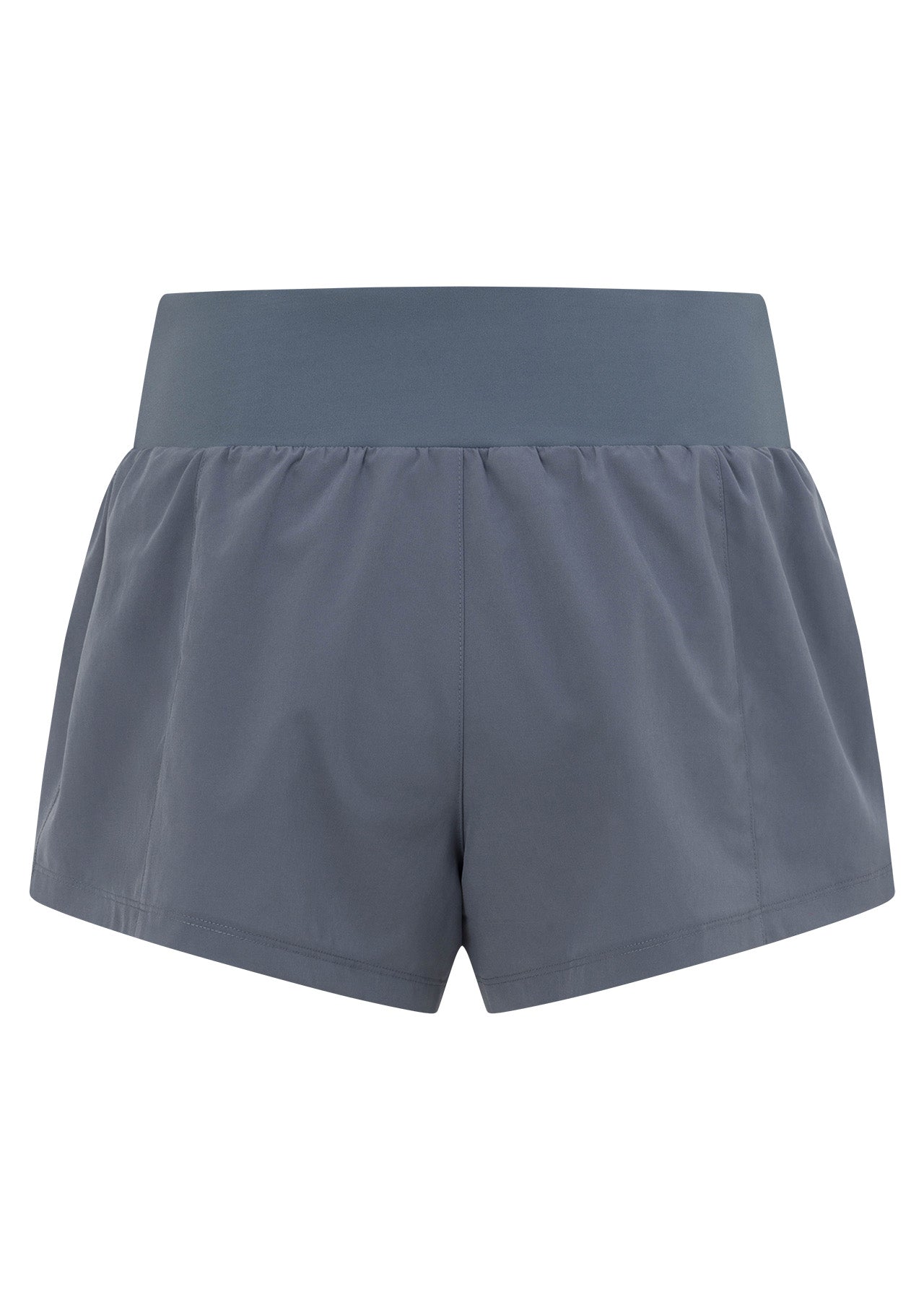 Lorna Jane Amy Stretch & Stride Pocket Run Shorts - Powder Grey
