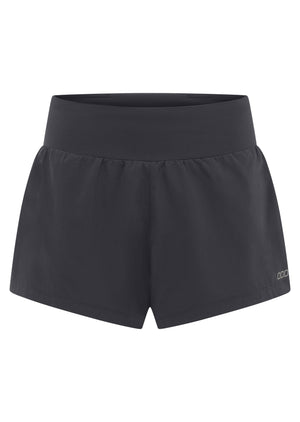 Lorna Jane Amy Stretch & Stride Pocket Run Shorts - Titanium