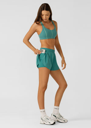 Lorna Jane Lightspeed Phone Pocket Run Shorts - Jewel