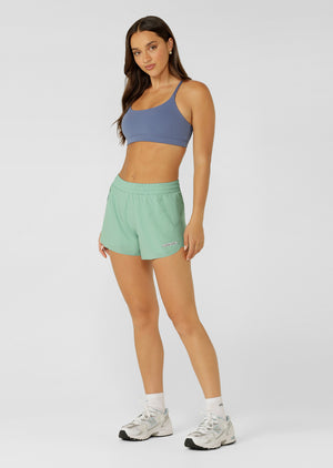 Lorna Jane Lightspeed Phone Pocket Run Shorts - Mist Mint