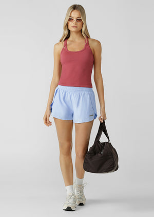 Lorna Jane Lightspeed Phone Pocket Run Shorts - Oxford Blue