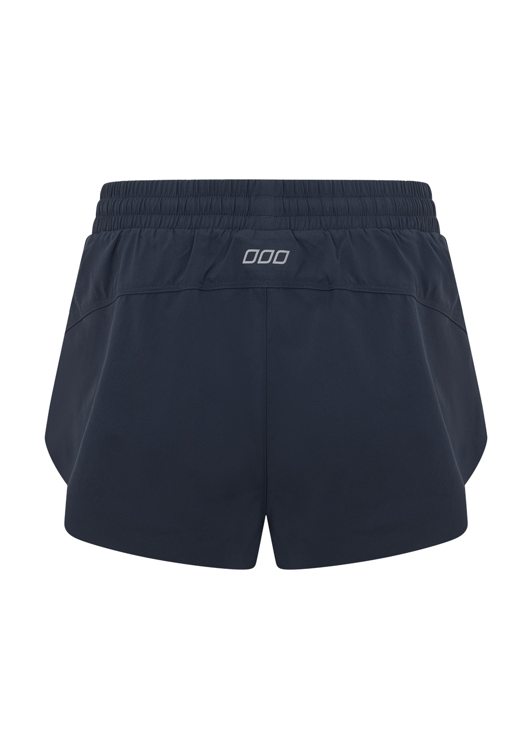 Lorna Jane Lightspeed Phone Pocket Run Shorts - Platinum Navy