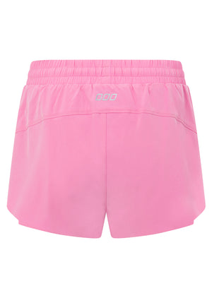 Lorna Jane Lightspeed Phone Pocket Run Shorts - Pink Mauve