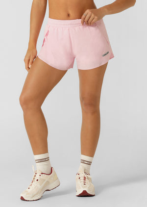 Lorna Jane Lightspeed Phone Pocket Run Shorts - Sweet Pink