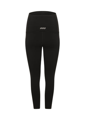 Lorna Jane LJ Maternity Phone Pocket Ankle Biter Leggings - Recycled Black