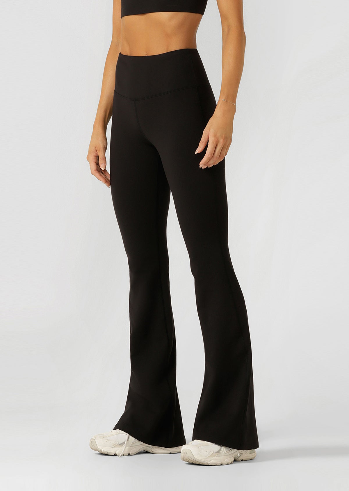 Lorna Jane Lotus Flared Leggings Tall - Recycled Black