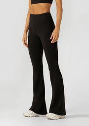 Lorna Jane Lotus Flared Leggings Tall - Recycled Black