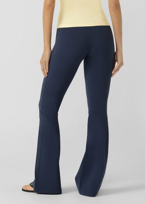 Lorna Jane Lotus Flared Leggings Tall - Platinum Navy