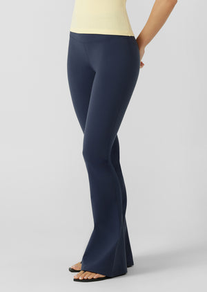 Lorna Jane Lotus Flared Leggings Tall - Platinum Navy