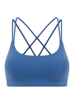 Lorna Jane Lotus Cropped Sports Bra - Cosmic Dust